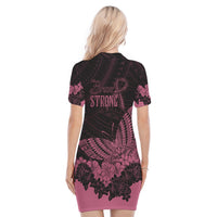 polynesian-breast-cancer-awareness-polo-dress-floral-butterfly
