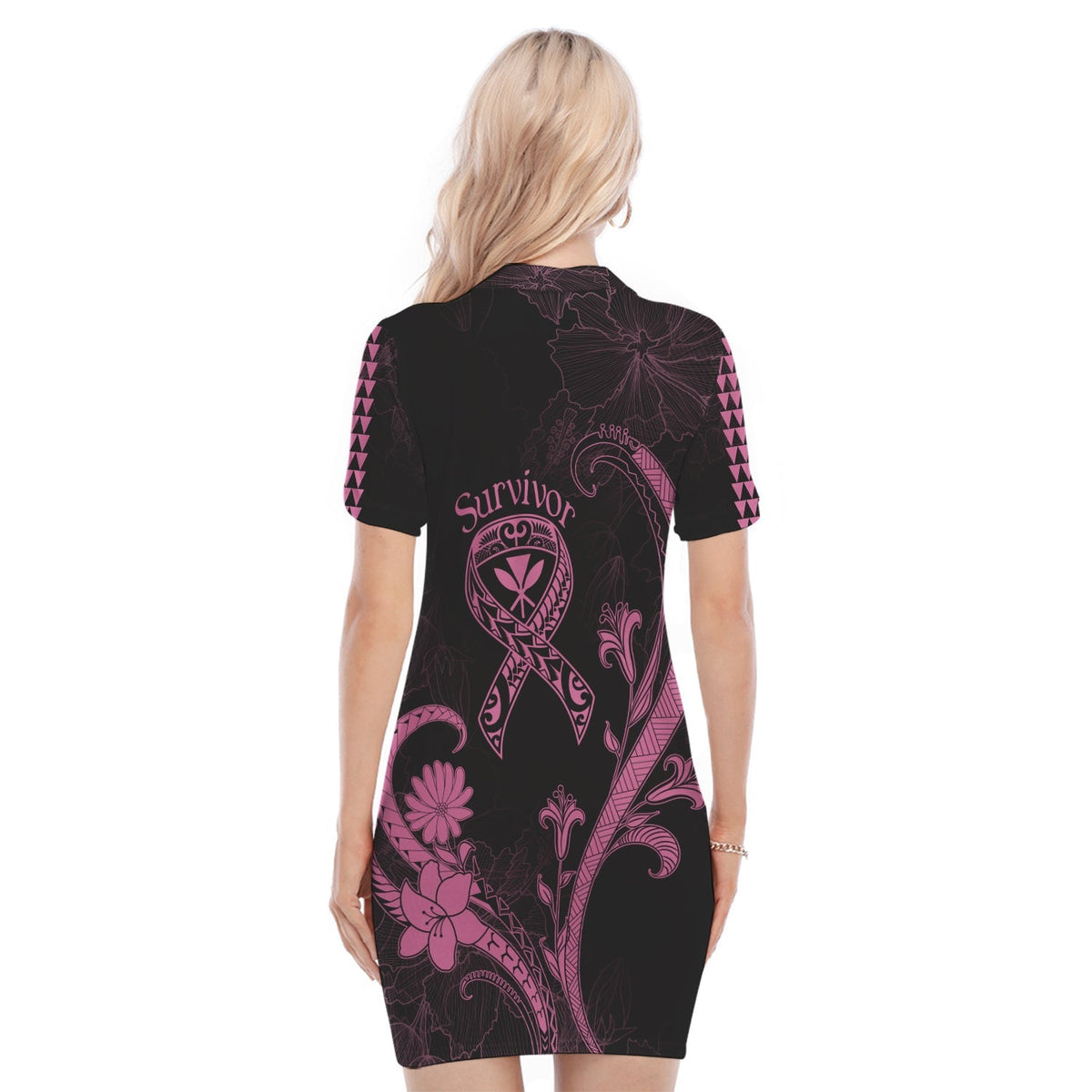 hawaii-polo-dress-breast-cancer-survivor-mix-hibiscus