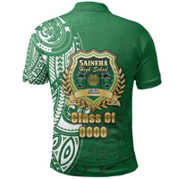Custom Saineha Tonga Polo Shirt Tattoo Style Class of LT16 - Wonder Print Shop
