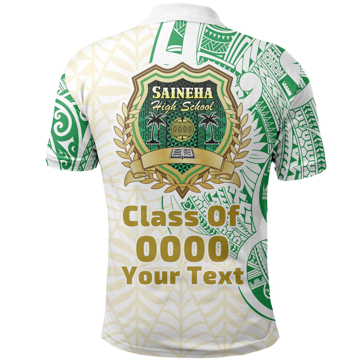 Custom Saineha Tonga Polo Shirt Tattoo Special Class of LT16 - Wonder Print Shop