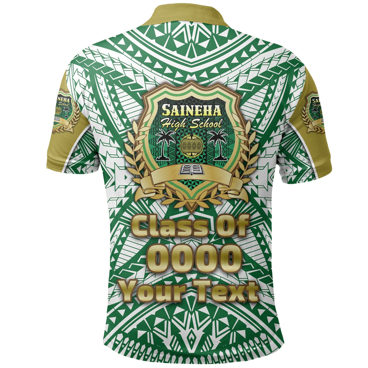 Custom Saineha Tonga Polo Shirt Polynesian Sport Style Special Class of LT16 - Wonder Print Shop