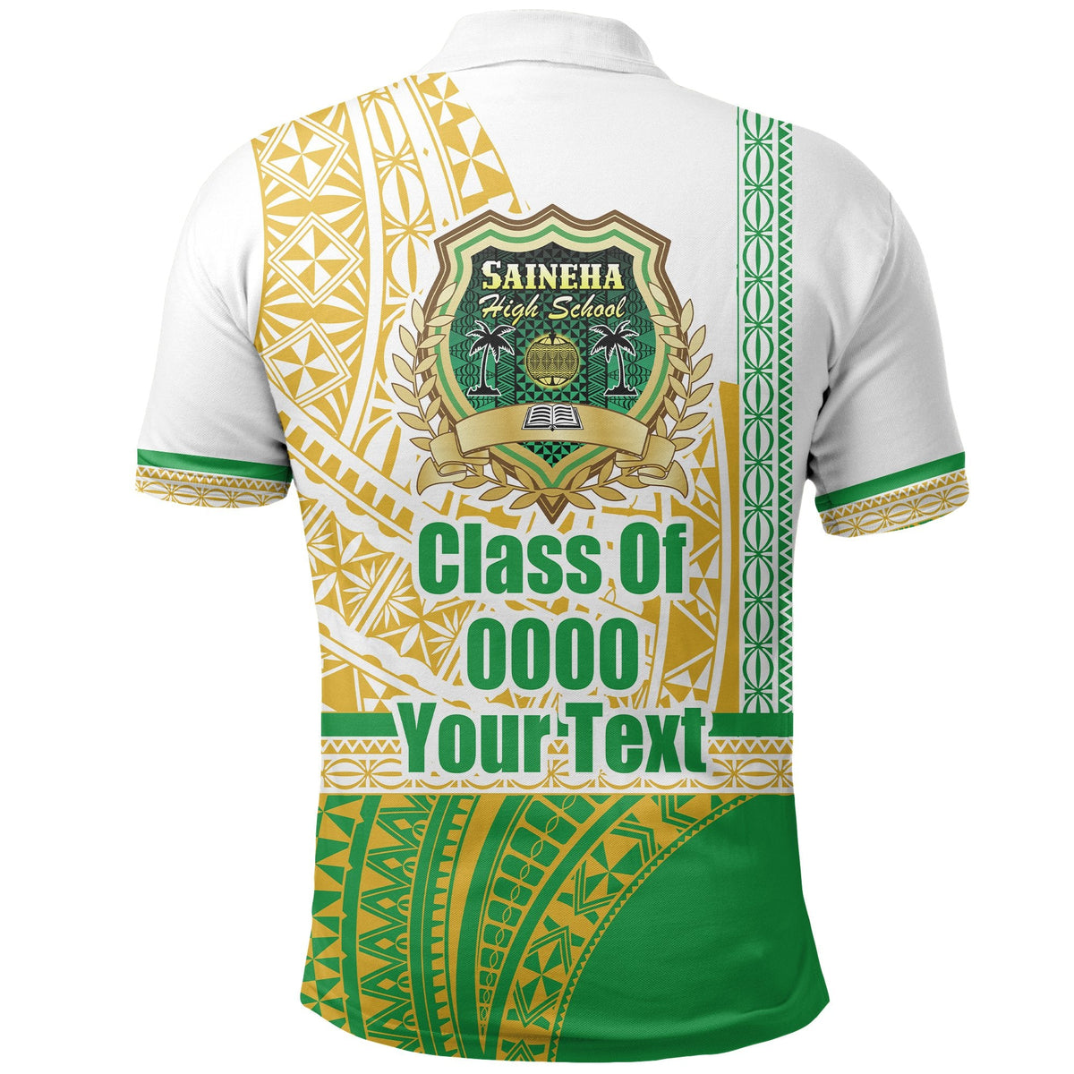 Custom Saineha Tonga Polo Shirt Old Style Special Class of LT16 - Wonder Print Shop