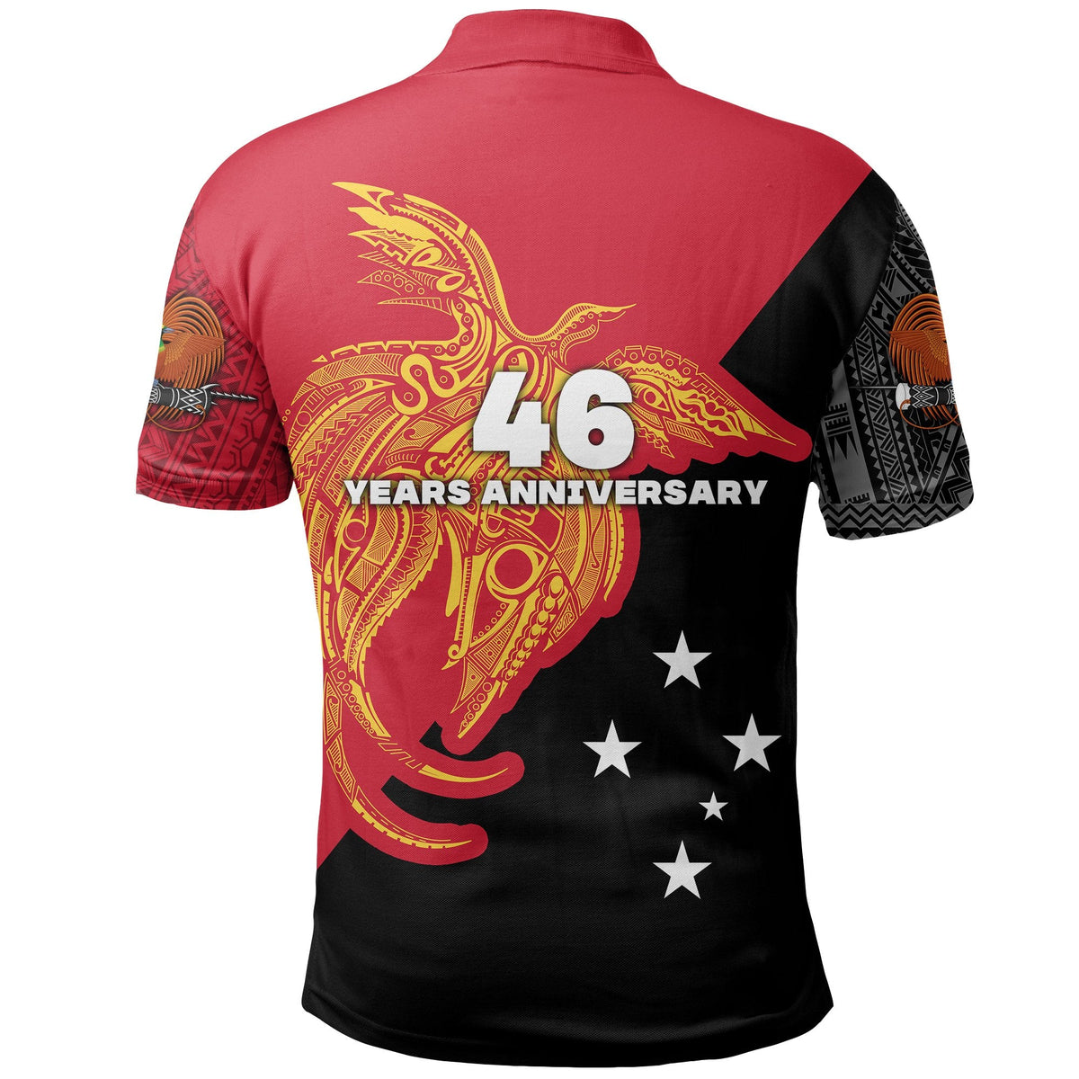 Papua New Guinea Polo Shirt Independence Day Flag Style LT16 - Wonder Print Shop
