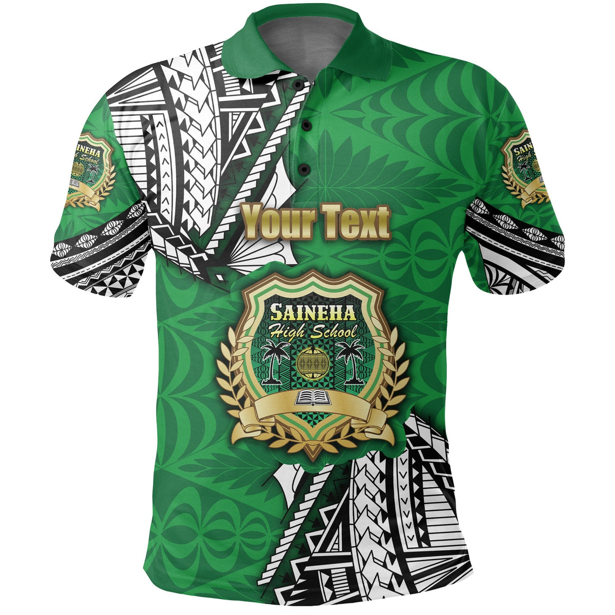 Custom Saineha Tonga Polo Shirt Polynesian Style Class of LT16 - Wonder Print Shop