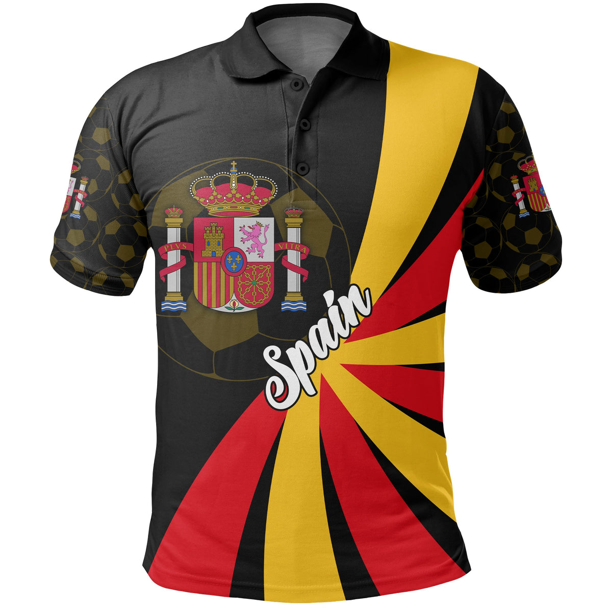 Custom Spain Polo Shirt Football 2021 Sport Style LT16 - Wonder Print Shop