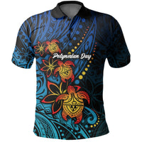 Custom Polynesian Day Polo Shirt Turtle Style LT16 - Wonder Print Shop