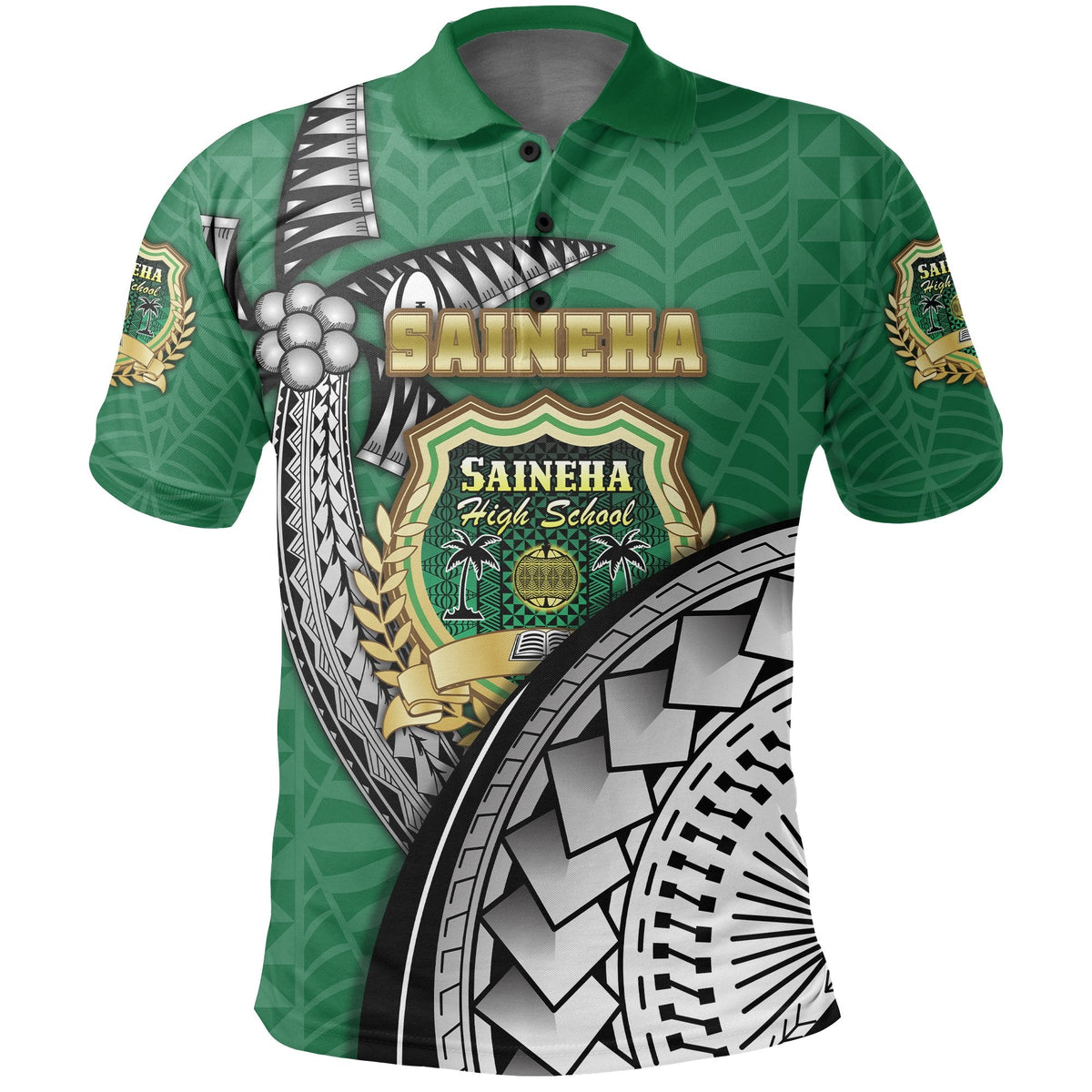 Custom Saineha Tonga Polo Shirt Polynesian Style Special Class of LT16 - Wonder Print Shop