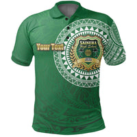 Custom Saineha Tonga Polo Shirt Tattoo Style Class of LT16 - Wonder Print Shop