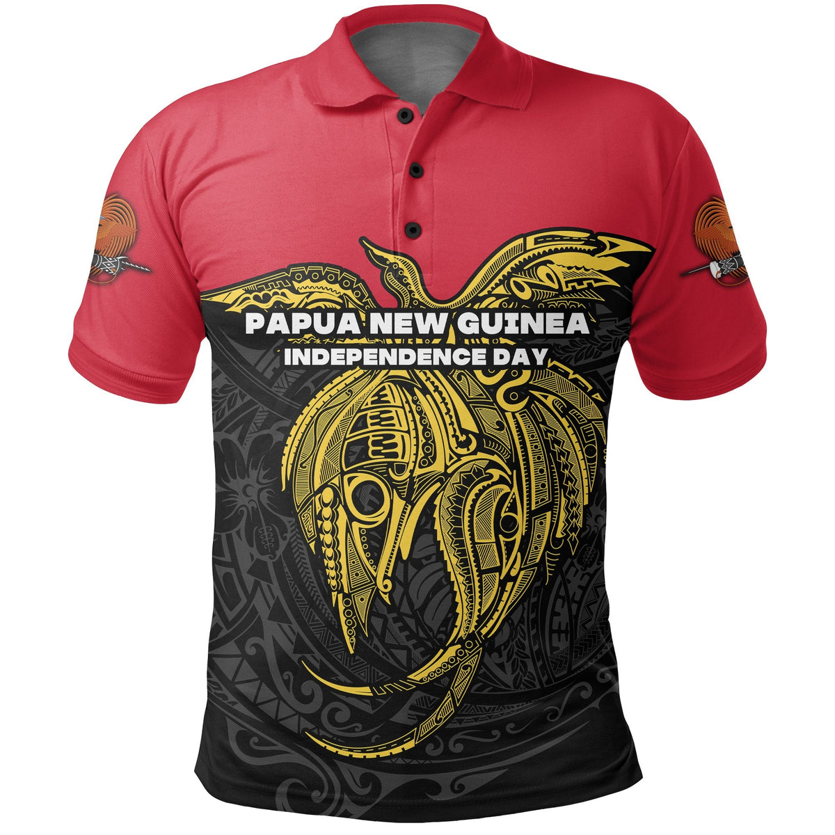 Papua New Guinea Polo Shirt Independence Day Simple Style LT16 - Wonder Print Shop