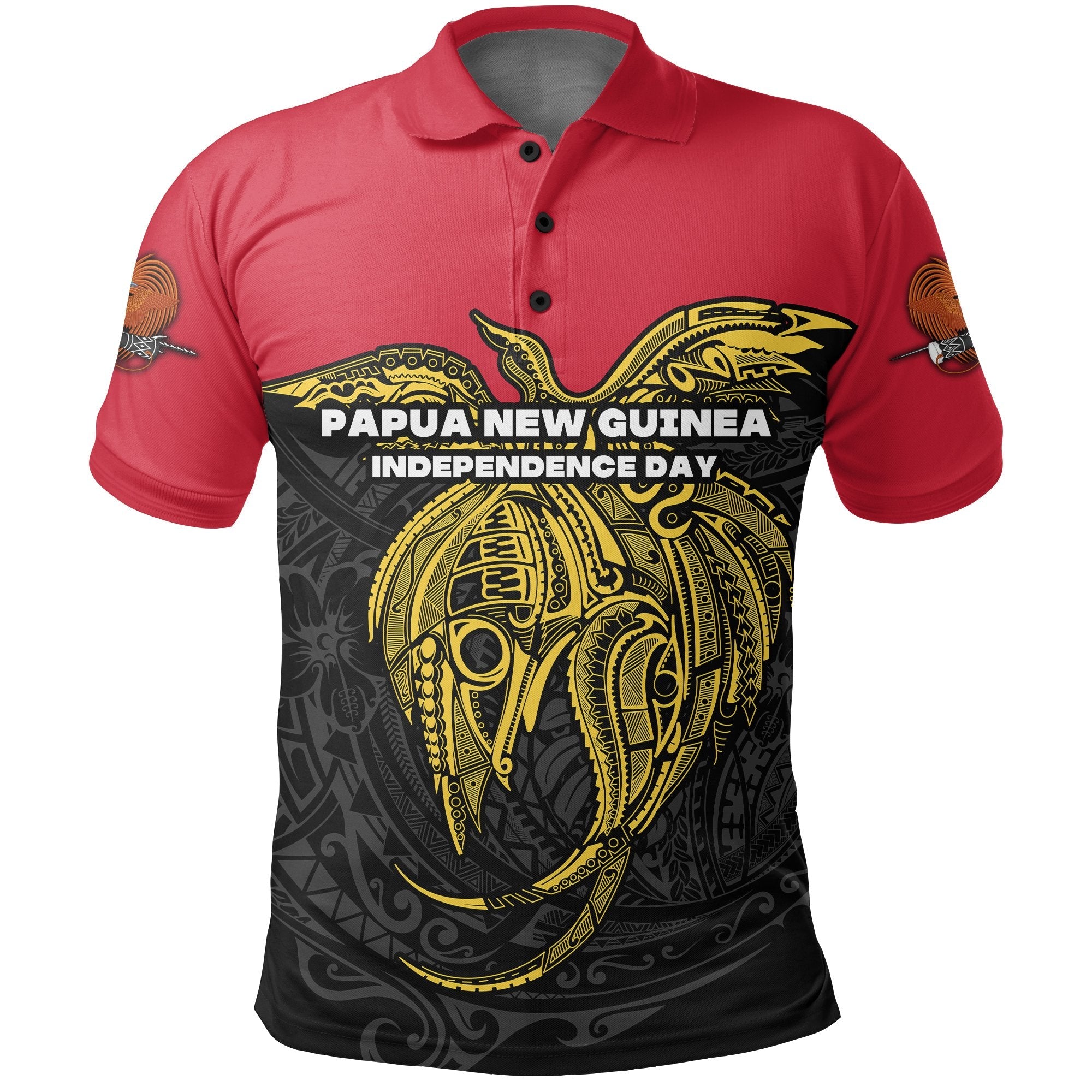 Papua New Guinea Polo Shirt Independence Day Simple Style LT16 - Wonder Print Shop