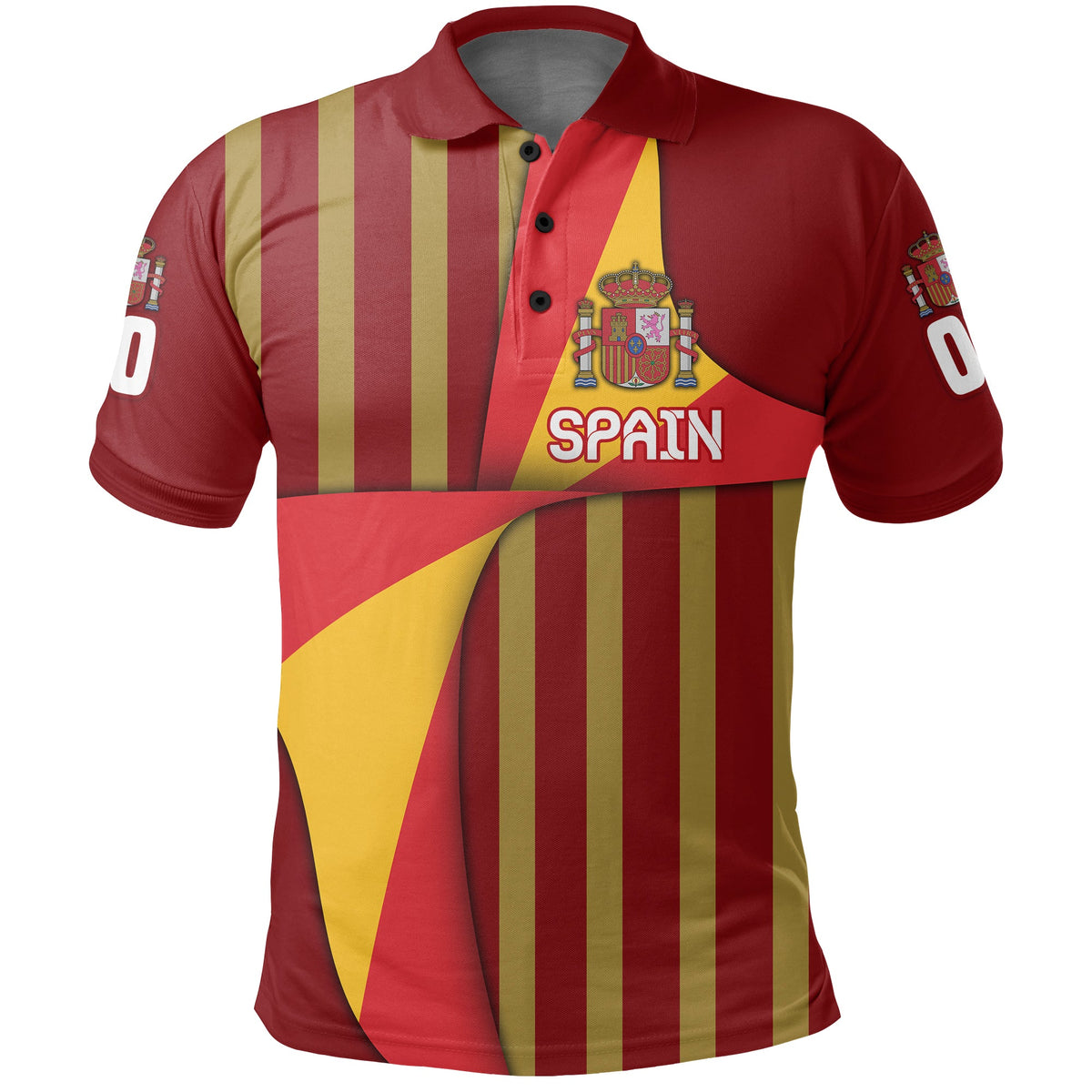 Custom Spain Polo Shirt Football 2021 Special Style LT16 - Wonder Print Shop
