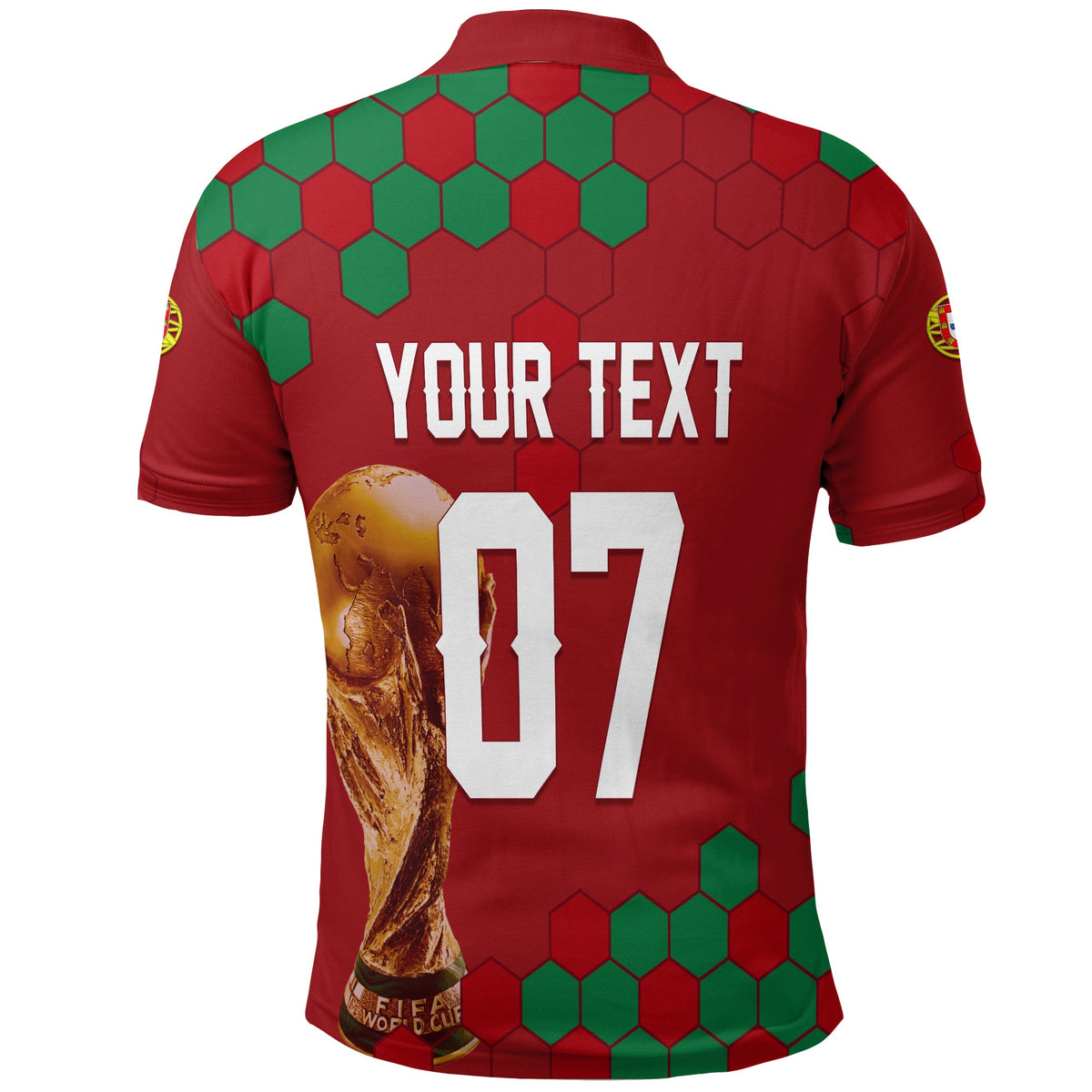 Custom Portugal Polo Shirt Football 2022 Portuguesa Selecao - Wonder Print Shop