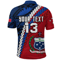 Custom Samoa Polynesian Polo Shirt Quotes Custom Text and Number LT13 - Wonder Print Shop
