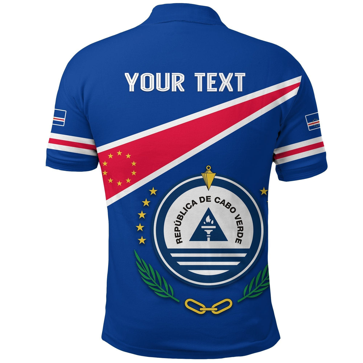 Custom Cape Verde Polo Shirt Flag Cape Verde Lovers LT13 - Wonder Print Shop