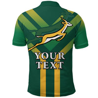 Custom South Africa Rugby 2021 Polo Shirt Bokke Version Special LT13 - Wonder Print Shop