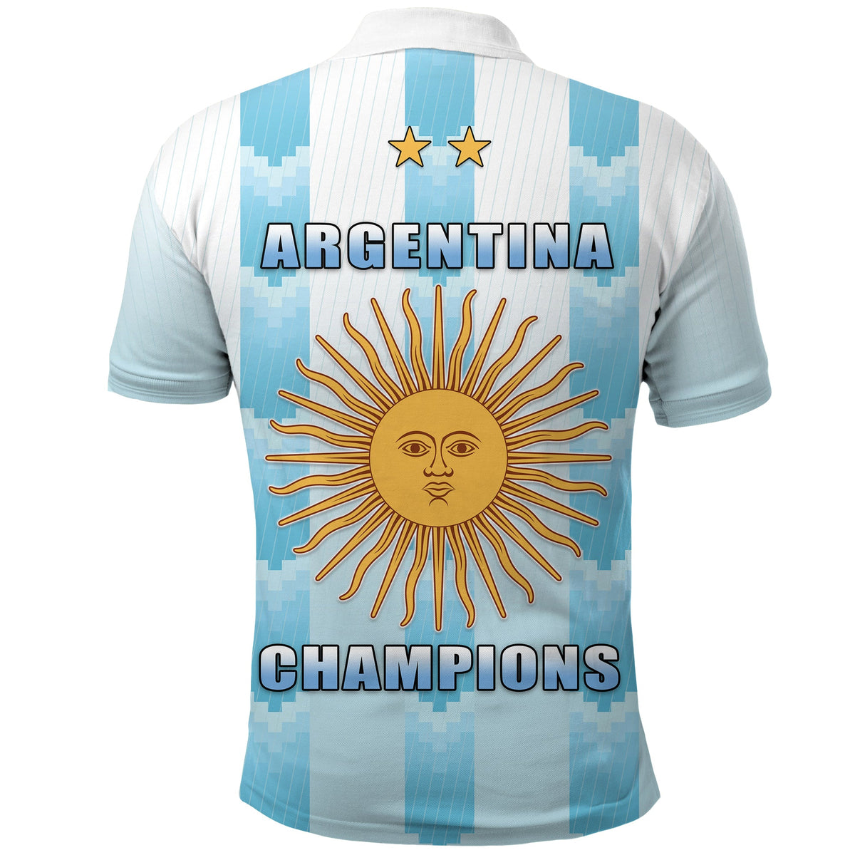Argentina Football Polo Shirt Argentina Champions LT13 - Wonder Print Shop
