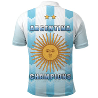 Argentina Football Polo Shirt Argentina Champions LT13 - Wonder Print Shop