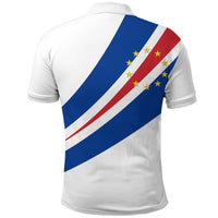 Cape Verde Polo Shirt Flag Version White LT13 - Wonder Print Shop