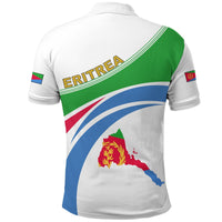 Custom Eritrea Map And Polo Shirt Coat Of Arms LT13 - Wonder Print Shop