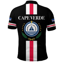 Cape Verde Polo Shirt Striped Version Black LT13 - Wonder Print Shop