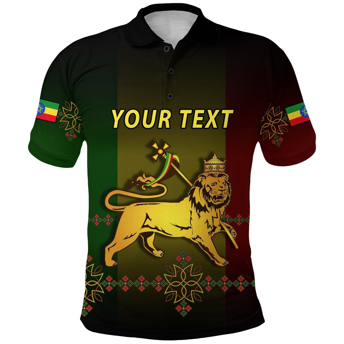 Custom Ethiopia Polo Shirt LT13 - Wonder Print Shop