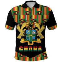 Ghana Proud Polo Shirt Ankara Kente LT13 - Wonder Print Shop