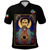 Custom Ethiopia Proud Polo Shirt Haile Selassie I LT13 - Wonder Print Shop