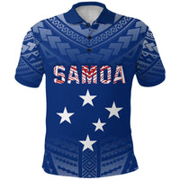 Custom Samoa Polo Shirt Simple Custom Polynesian Text and Number LT13 - Wonder Print Shop