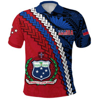 Custom Samoa Polynesian Polo Shirt Quotes Custom Text and Number LT13 - Wonder Print Shop
