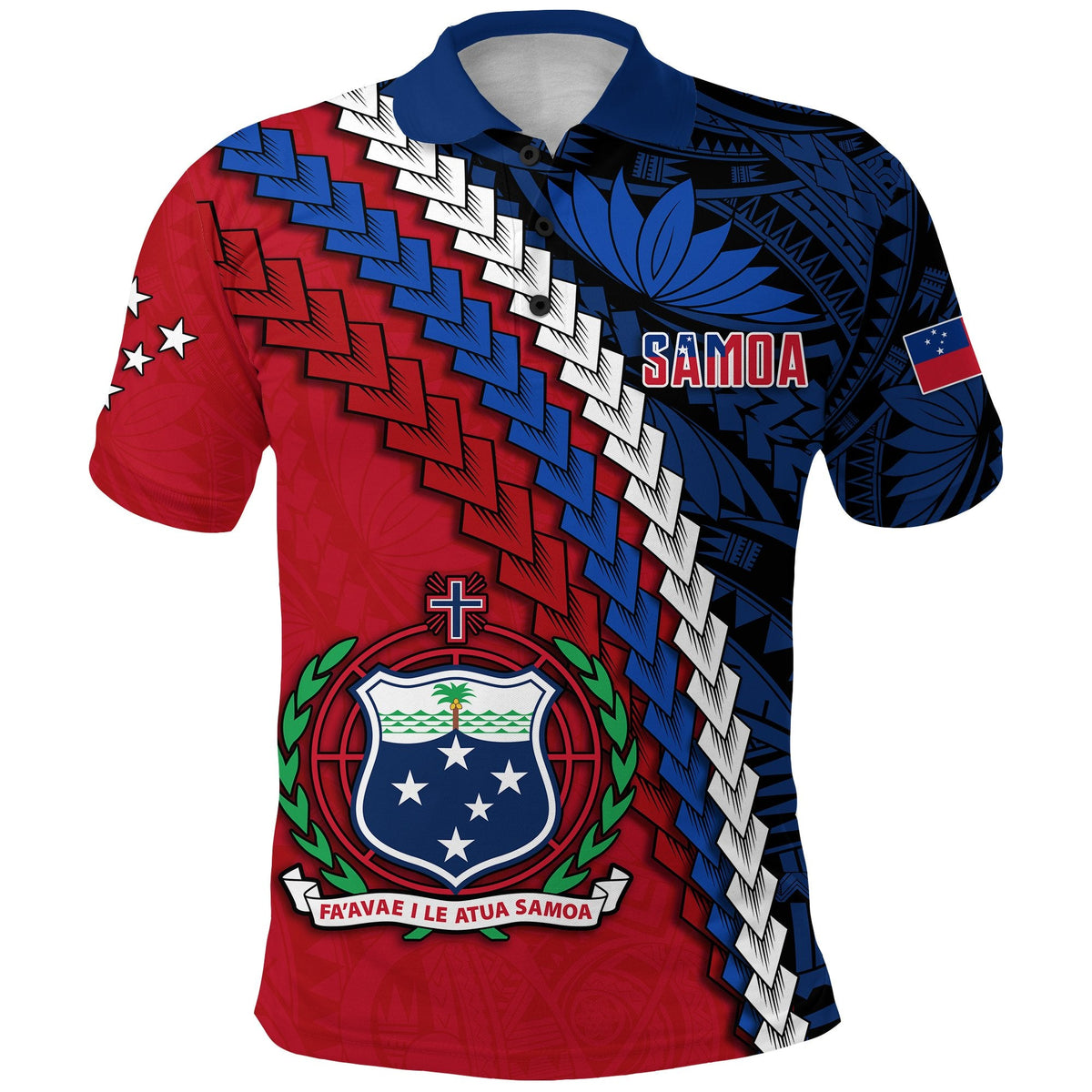 Samoa Polynesian Polo Shirt Quotes LT13 - Wonder Print Shop