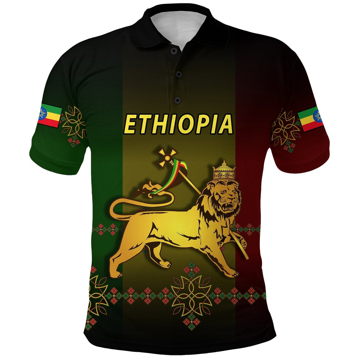 Ethiopia Polo Shirt LT13 - Wonder Print Shop