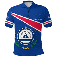 Custom Cape Verde Polo Shirt Flag Cape Verde Lovers LT13 - Wonder Print Shop