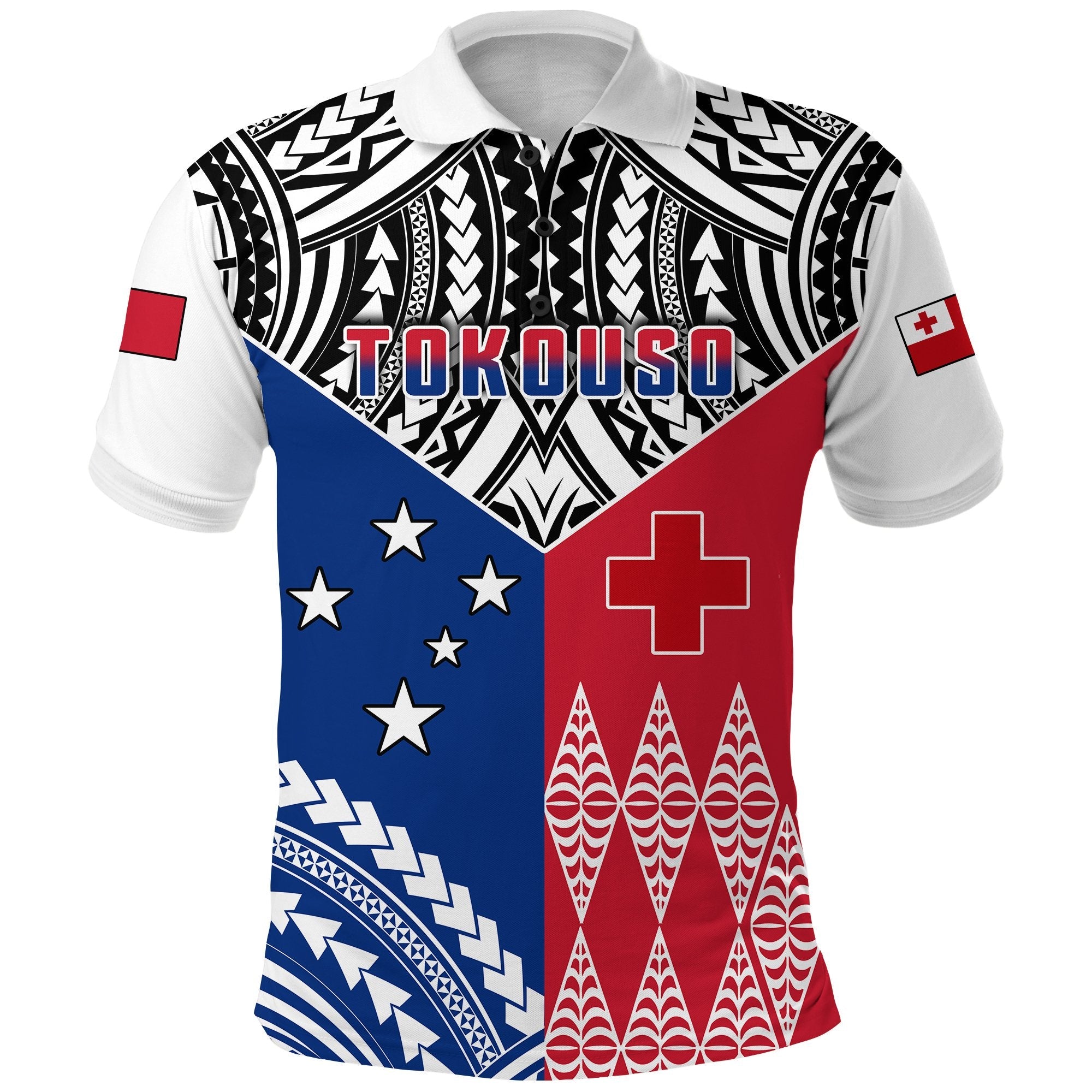 Spirit Of TokoUso Polo Shirt Tonga Samoa LT13 - Wonder Print Shop