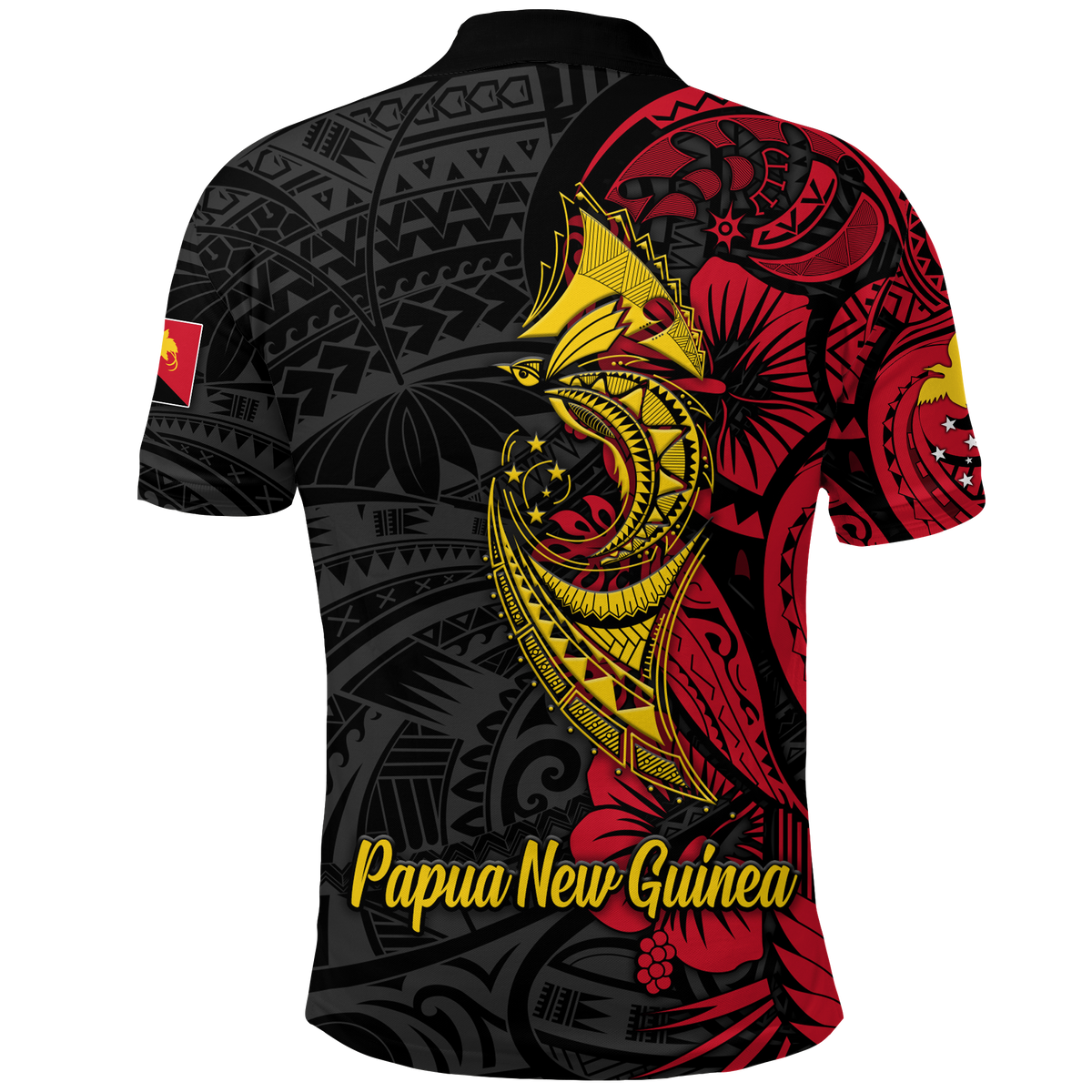 Papua New Guinea 47th Independence Day Bird Of Paradise Polo Shirt LT2 - Wonder Print Shop
