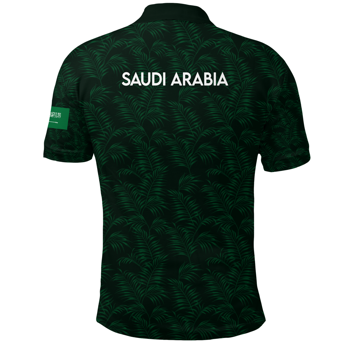 Saudi Arabia Polo Shirt Football 2022 LT2 - Wonder Print Shop