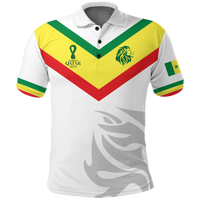 Senegal Polo Shirt Football 2022 LT2 - Wonder Print Shop