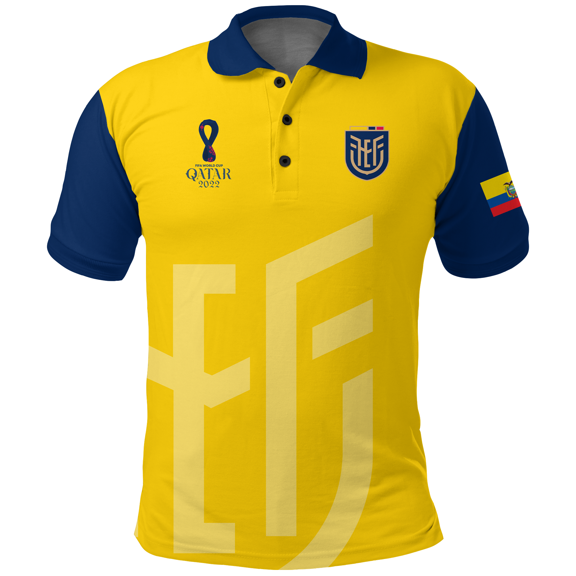 Ecuado Polo Shirt Football 2022 LT2 - Wonder Print Shop