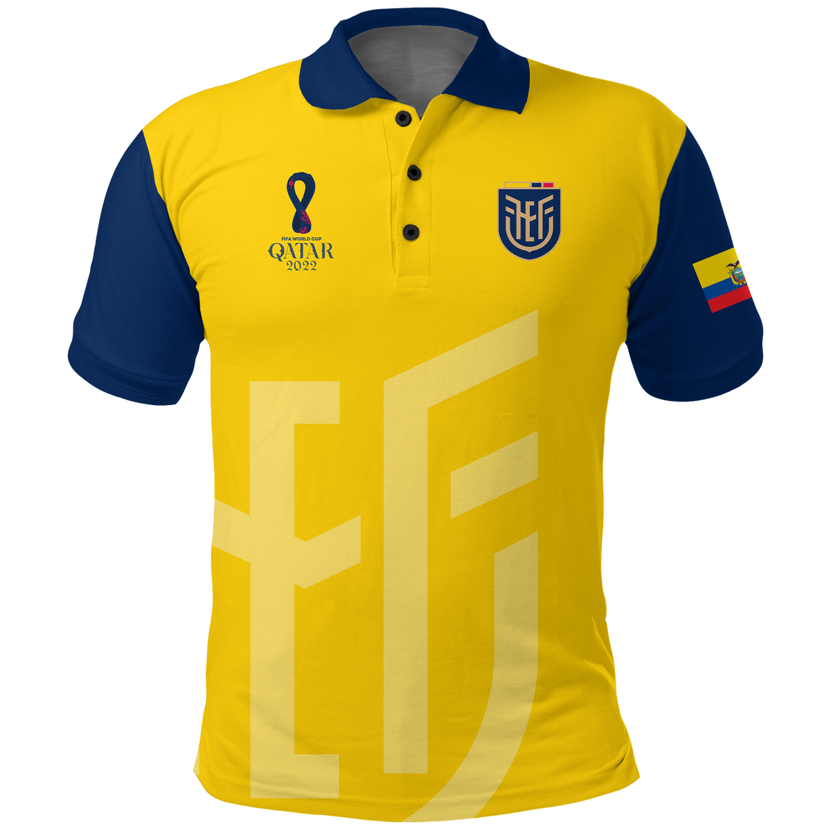 Custom Ecuado Polo Shirt Football 2022 LT2 - Wonder Print Shop