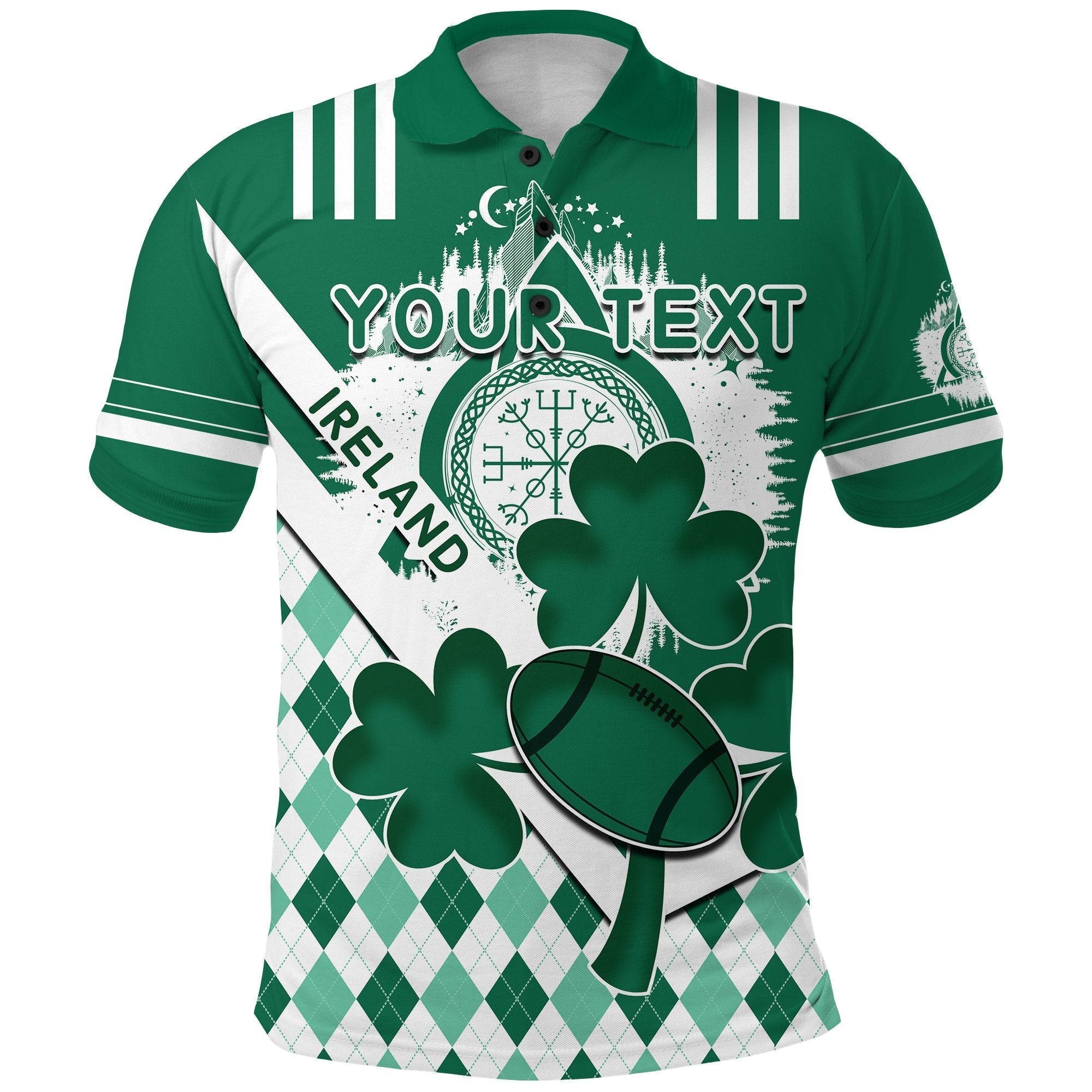 custom-personalised-ireland-rugby-shamrock-polo-shirt-mix-irish-celtic