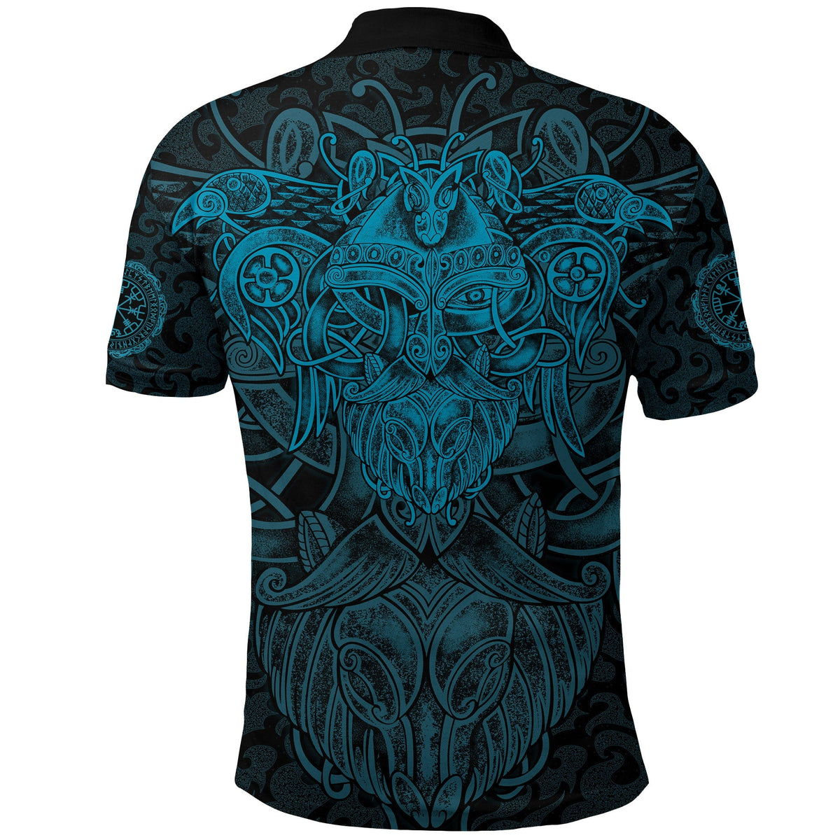 Viking Polo Shirt Odin With Raven RLT12 - Wonder Print Shop