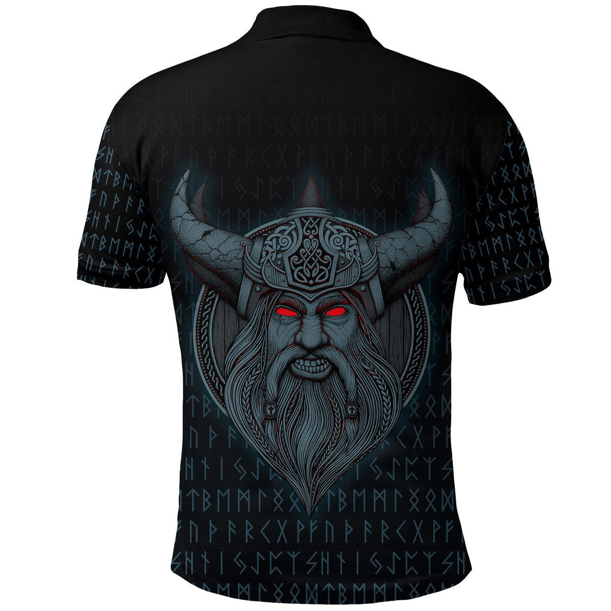 Viking Polo Shirt Odin Angry RLT12 - Wonder Print Shop