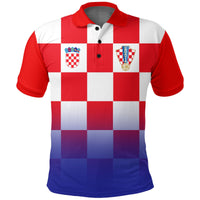 Custom Croatia Euro Polo Shirt Soccer - Wonder Print Shop