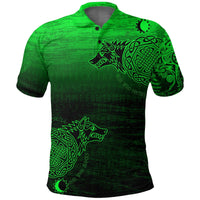 Viking Polo Shirt, Skoll and Hati RLT12 - Wonder Print Shop