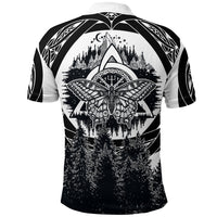 Viking Butterfly Style Celtic Of Pine Forest Polo Shirt RLT12 - Wonder Print Shop
