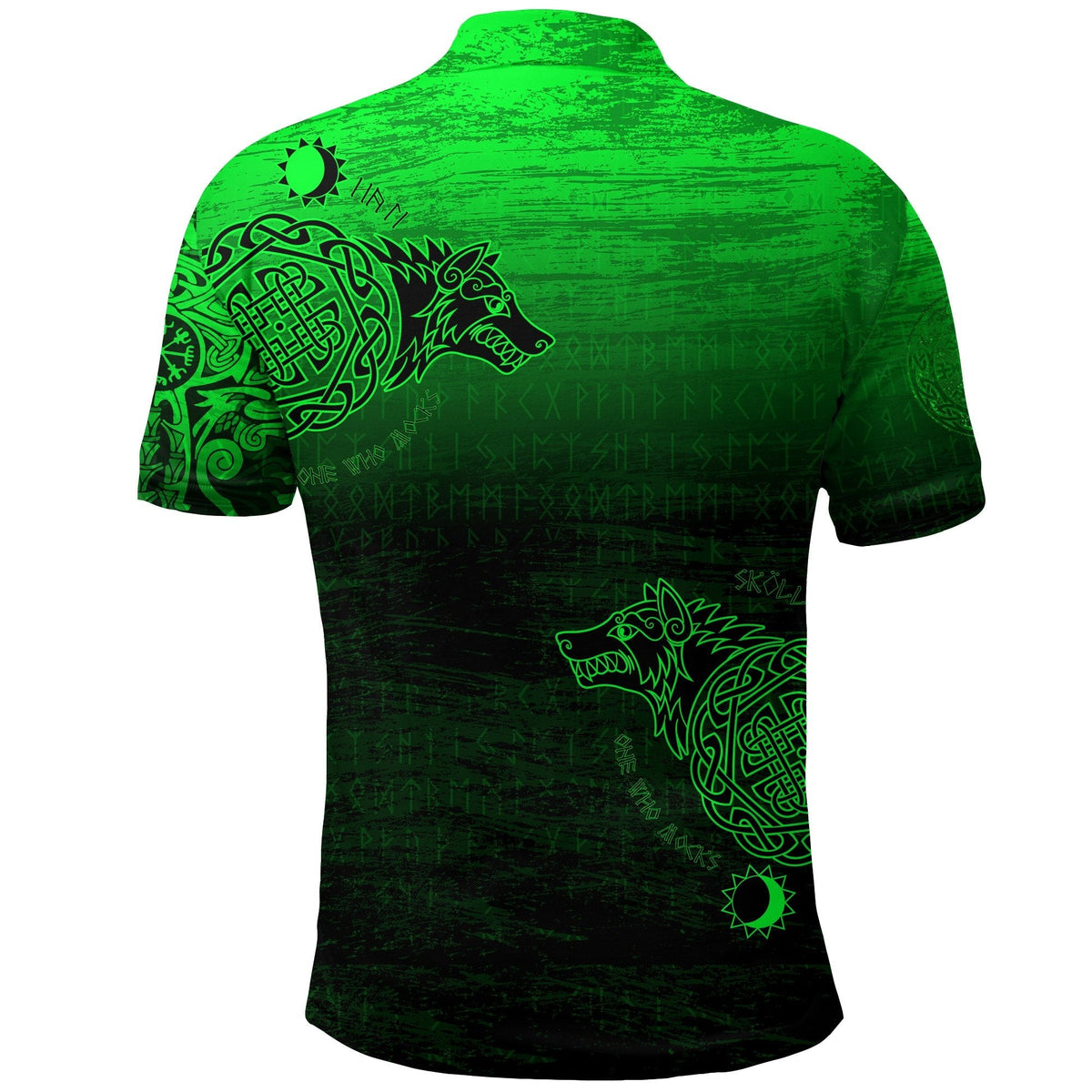 Viking Polo Shirt, Skoll and Hati RLT12 - Wonder Print Shop