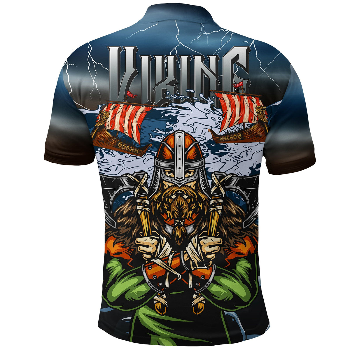 Viking Polo Shirt 3D Odin RLT12 - Wonder Print Shop