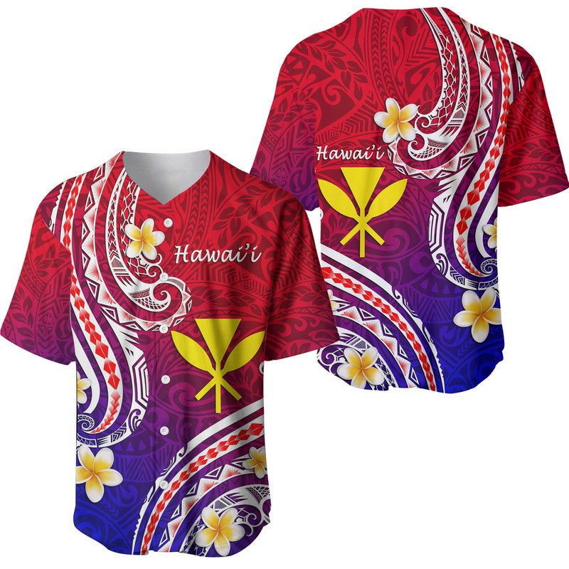 Hawaii Baseball Jersey Polynesian Line Style LT9 - Wonder Print Shop