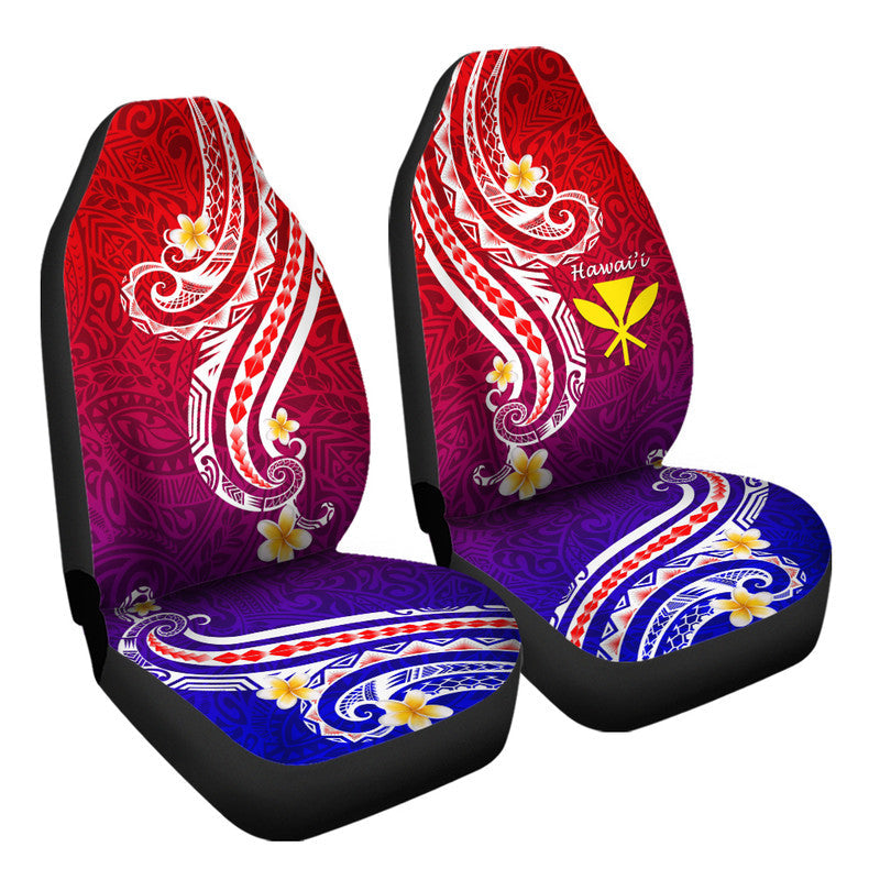 Hawaii Car Seat Cover Polynesian Line Style LT9 - Wonder Print Shop