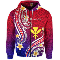 Custom Hawaii Hoodie Polynesian Line Style - Wonder Print Shop