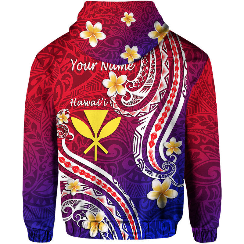 Custom Hawaii Hoodie Polynesian Line Style - Wonder Print Shop